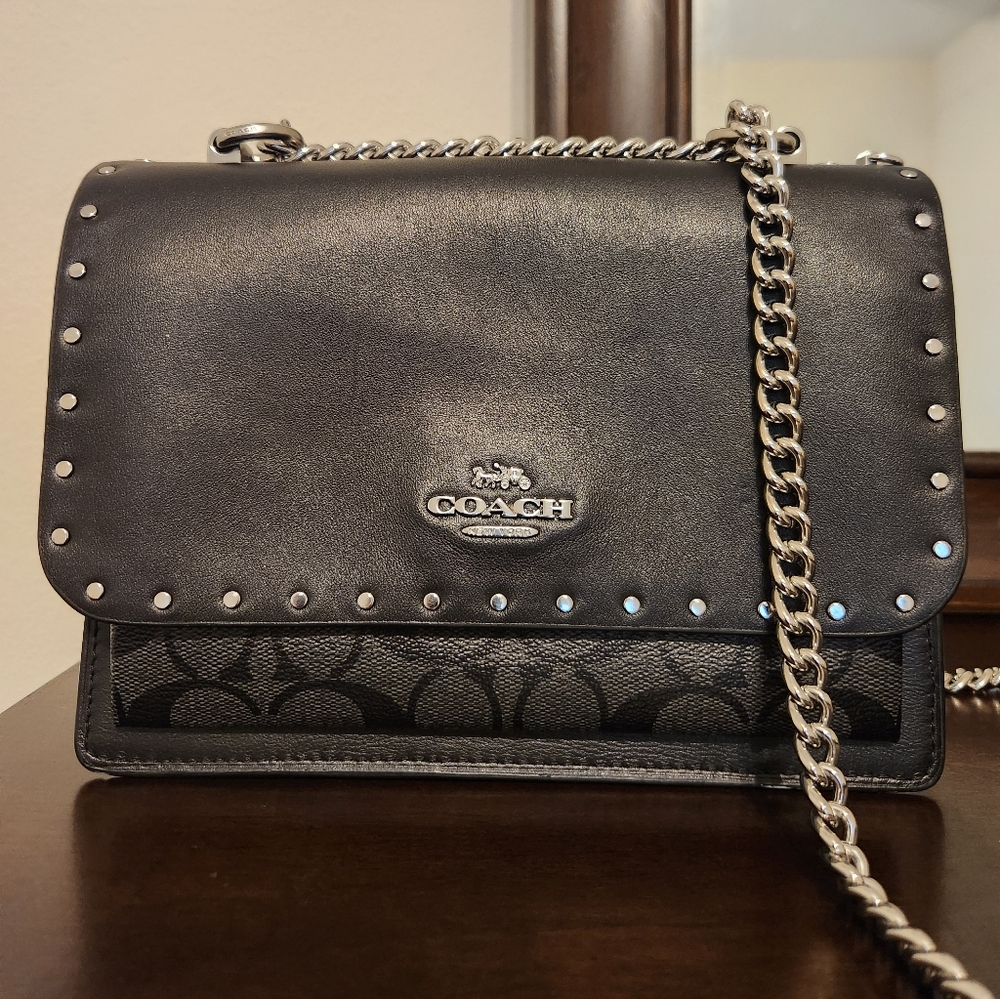 Coach Parker 18 With Rivets In Signature Canvas - Picture 3 of 13